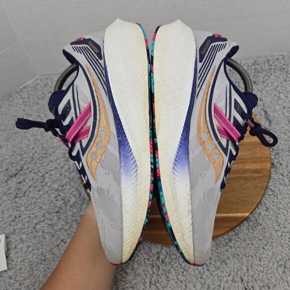 Saucony Triumph 20 Prospect Glass Athletic Gym Running Shoe Womens 10 S10759-40 - Picture 8 of 15